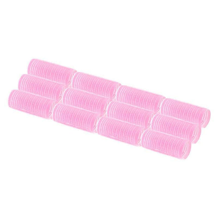 BeautyKit velcro plaukų voleliai 2,5 cm kirpyklai – profesionalus plaukų sukimo rinkinys 10 vnt.