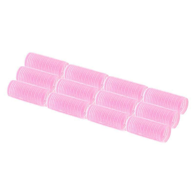 BeautyKit velcro plaukų voleliai 2,5 cm kirpyklai – profesionalus plaukų sukimo rinkinys 10 vnt.