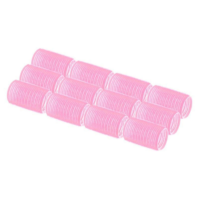 BeautyKit velcro plaukų voleliai 3,6 cm skersmens – profesionali plaukų formavimo priemonė kirpyklai, 10 vnt. rinkinys