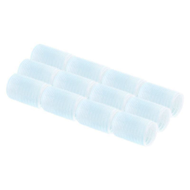 BeautyKit velcro plaukų voleliai 4,0 cm – profesionalūs lipnūs voleliai kirpyklai, 10 vnt. pakuotė