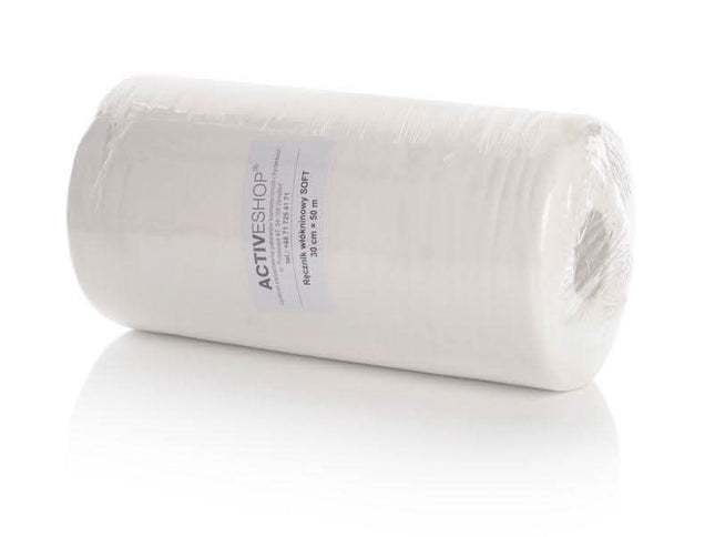 BeautyKit vienkartiniai neaustiniai rankšluosčiai ritinyje 30cm×50m – higieniškas sprendimas salonams, kirpykloms, medicinos 