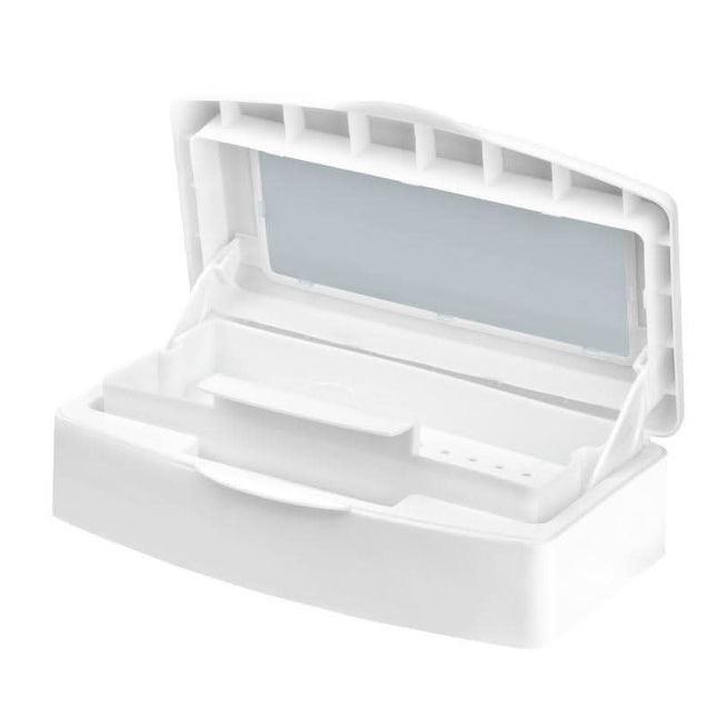 BeautyKit vonelė įrankių dezinfekcijai – plastikinis indas salonų instrumentams, pincetams, dildėms ir antgaliams