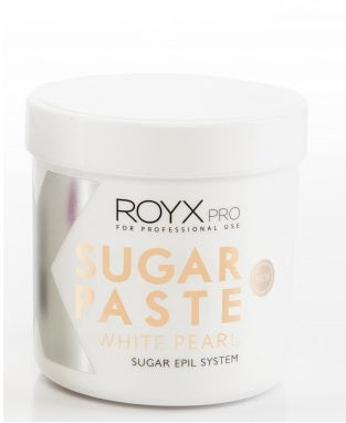 Royx Pro White Pearl cukraus pasta 300g – profesionali depiliacijos priemonė salonams ir kosmetologijos kabinetams
