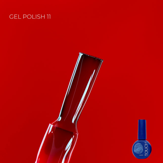TOUCH Gel Polish gelinis lakas Nr. 11, 9ml – profesionalus ilgalaikis gelinis lakas manikiūrui