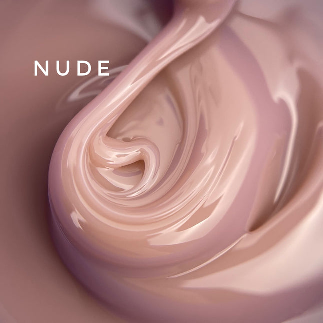 TOUCH Builder Gel trifazis statybinis gelis Nude 30ml – profesionalus nago statybai salone