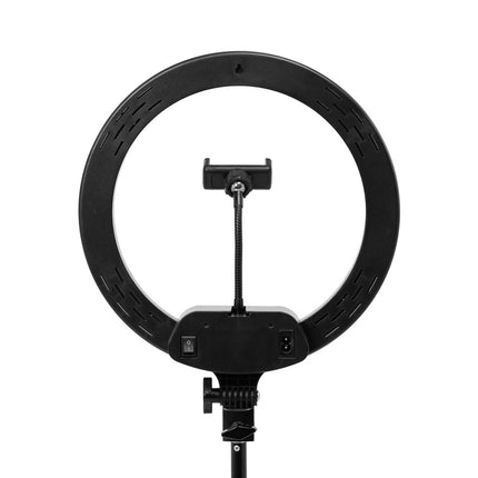 Žiedinė LED lempa Ring Light 13 col. su stovu 36 W, juoda - nuotrauka 5